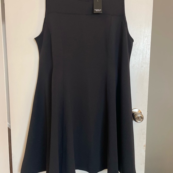 Torrid A-Line Scuba Sleeveless Dress - Size 20 - Picture 14 of 16